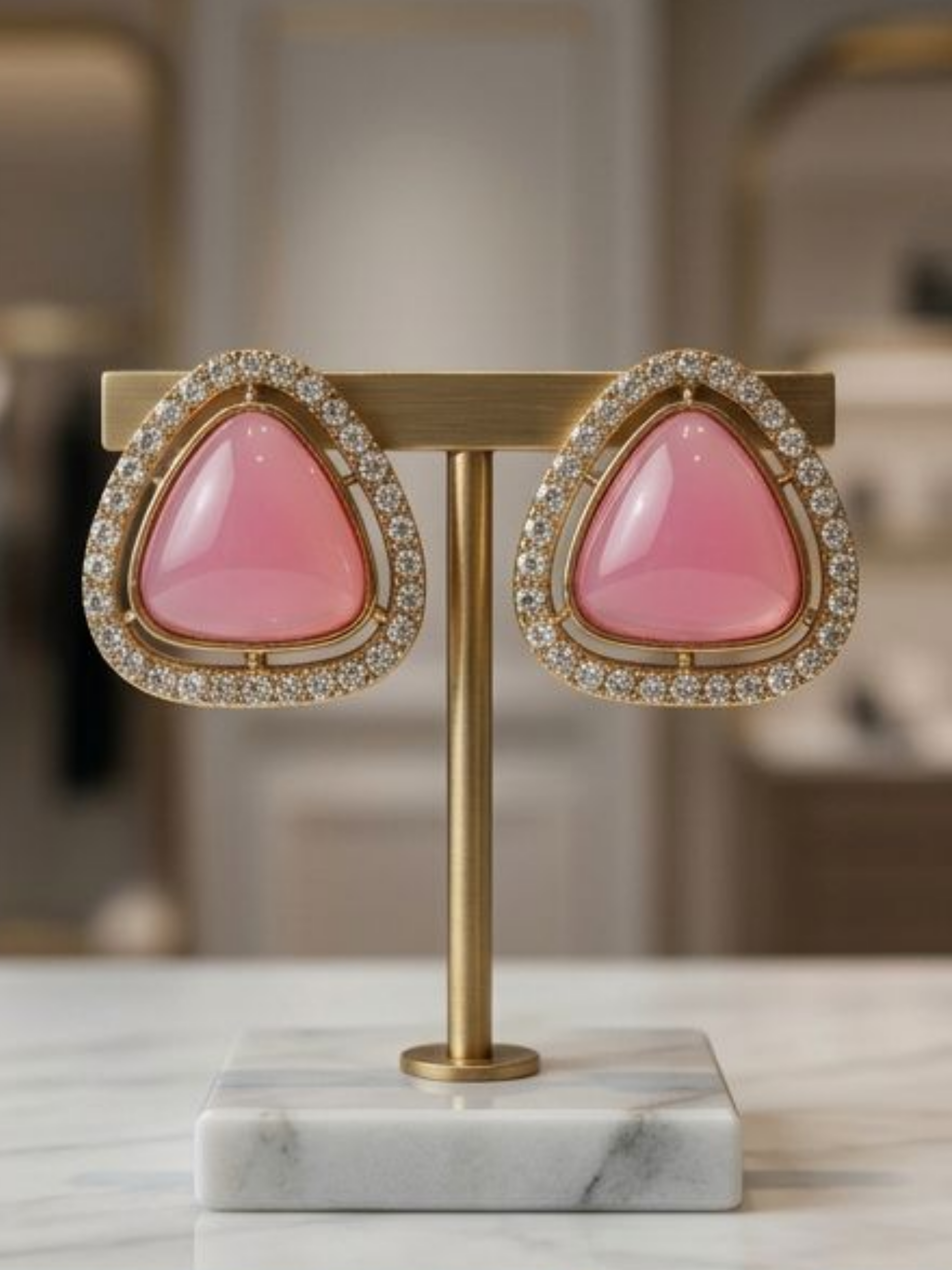 Blush Radiance Studs