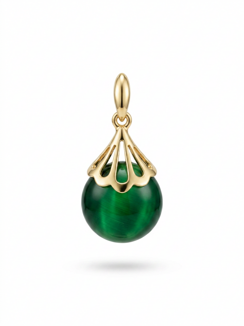 Emerald Aura Drop Earrings
