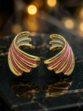 Crimson Wing Earrings