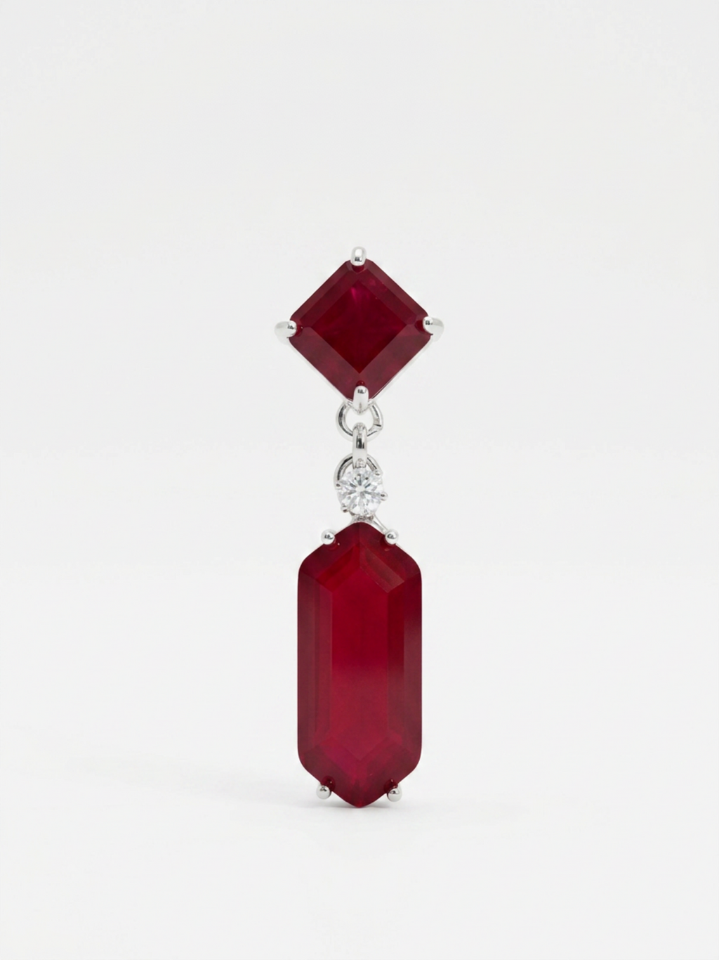 Ruby Eclipse Drop Earrings