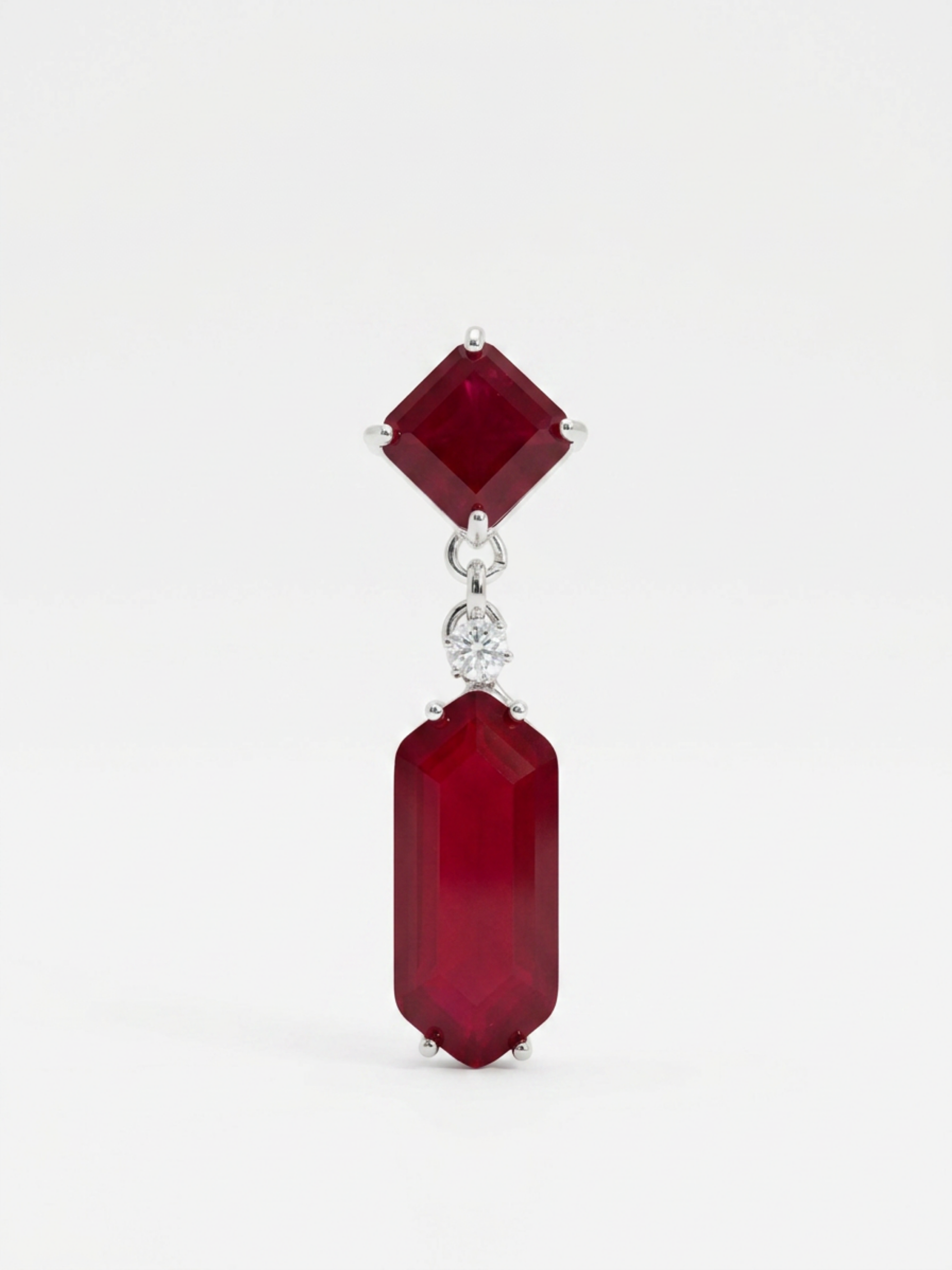 Ruby Eclipse Drop Earrings