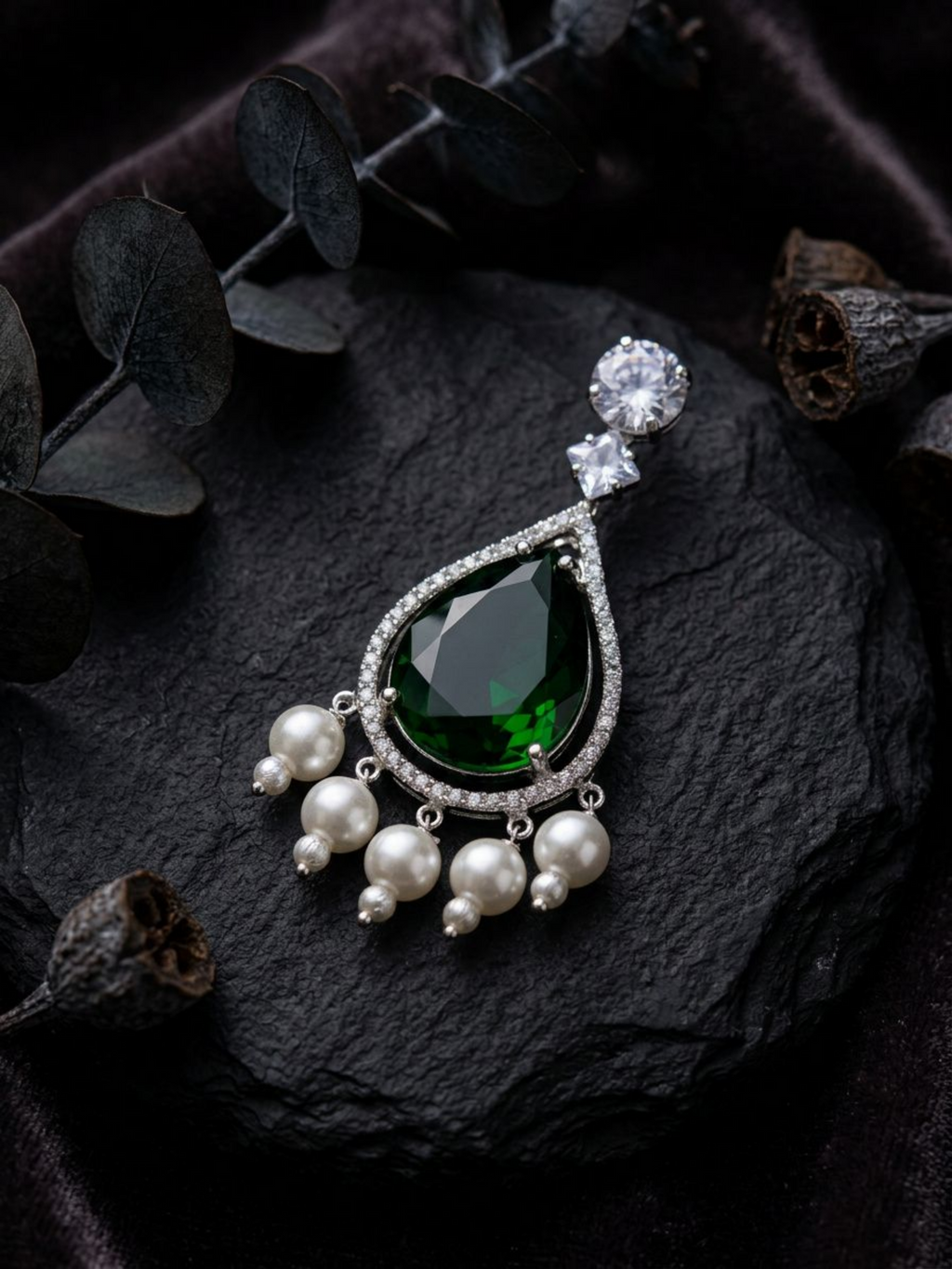 Emerald Pearl Chandeliers