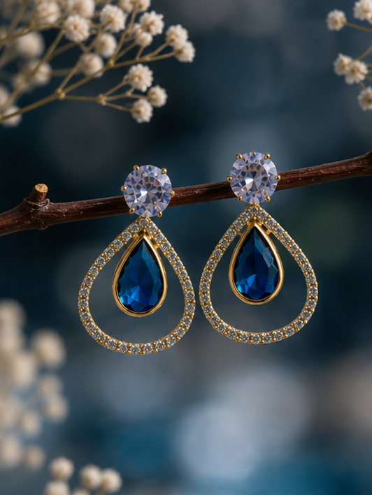 Midnight Sapphire Drops