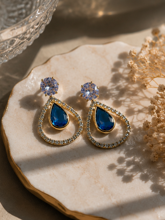 Midnight Sapphire Drops