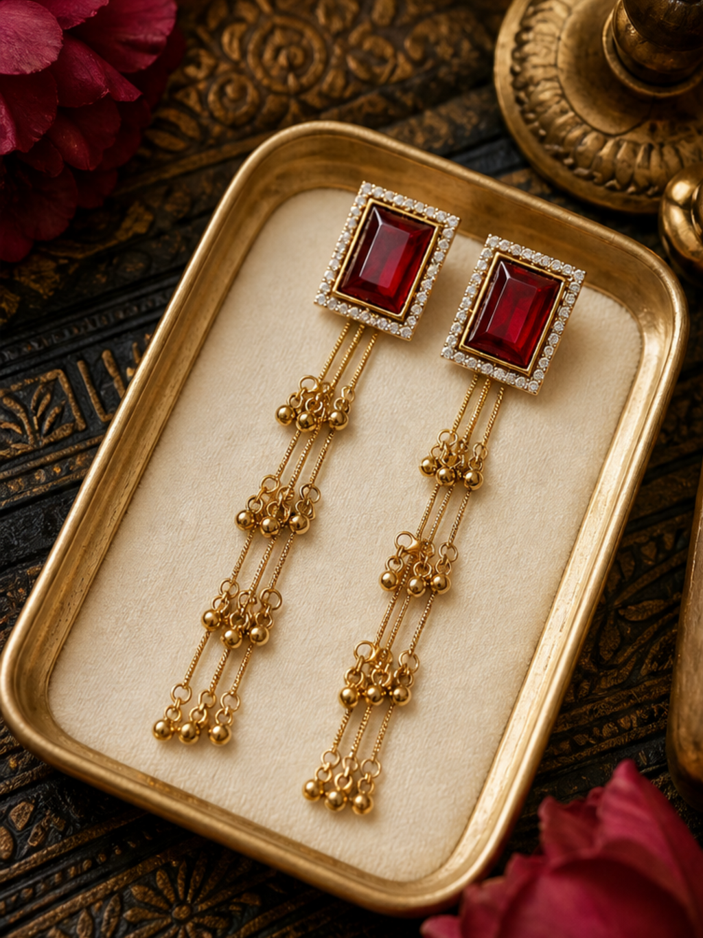 Maharani Tassel Earrings