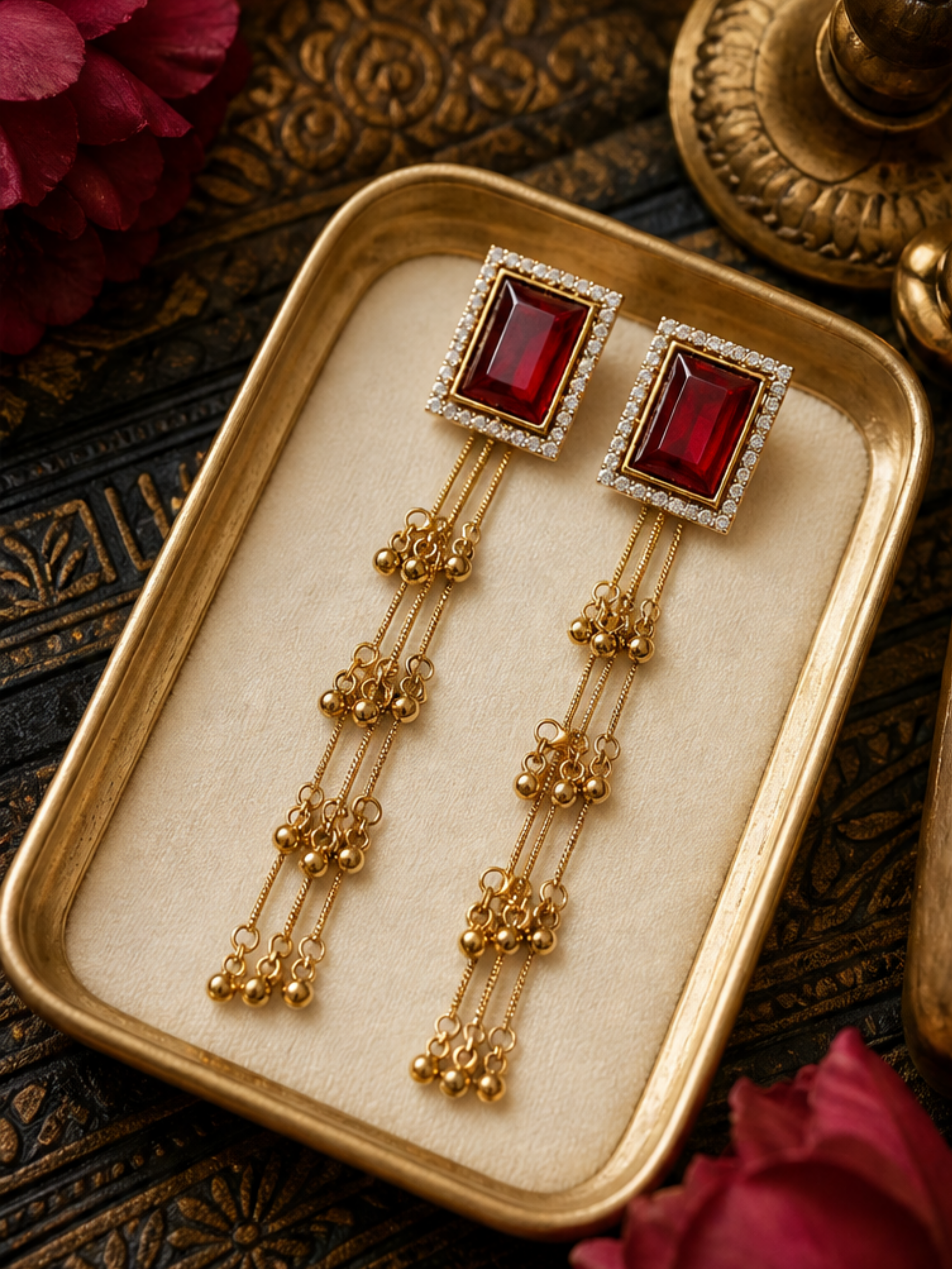 Maharani Tassel Earrings