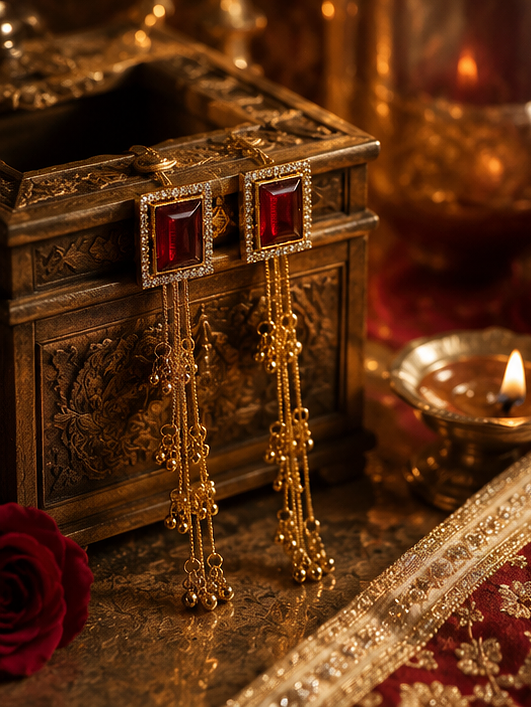 Maharani Tassel Earrings