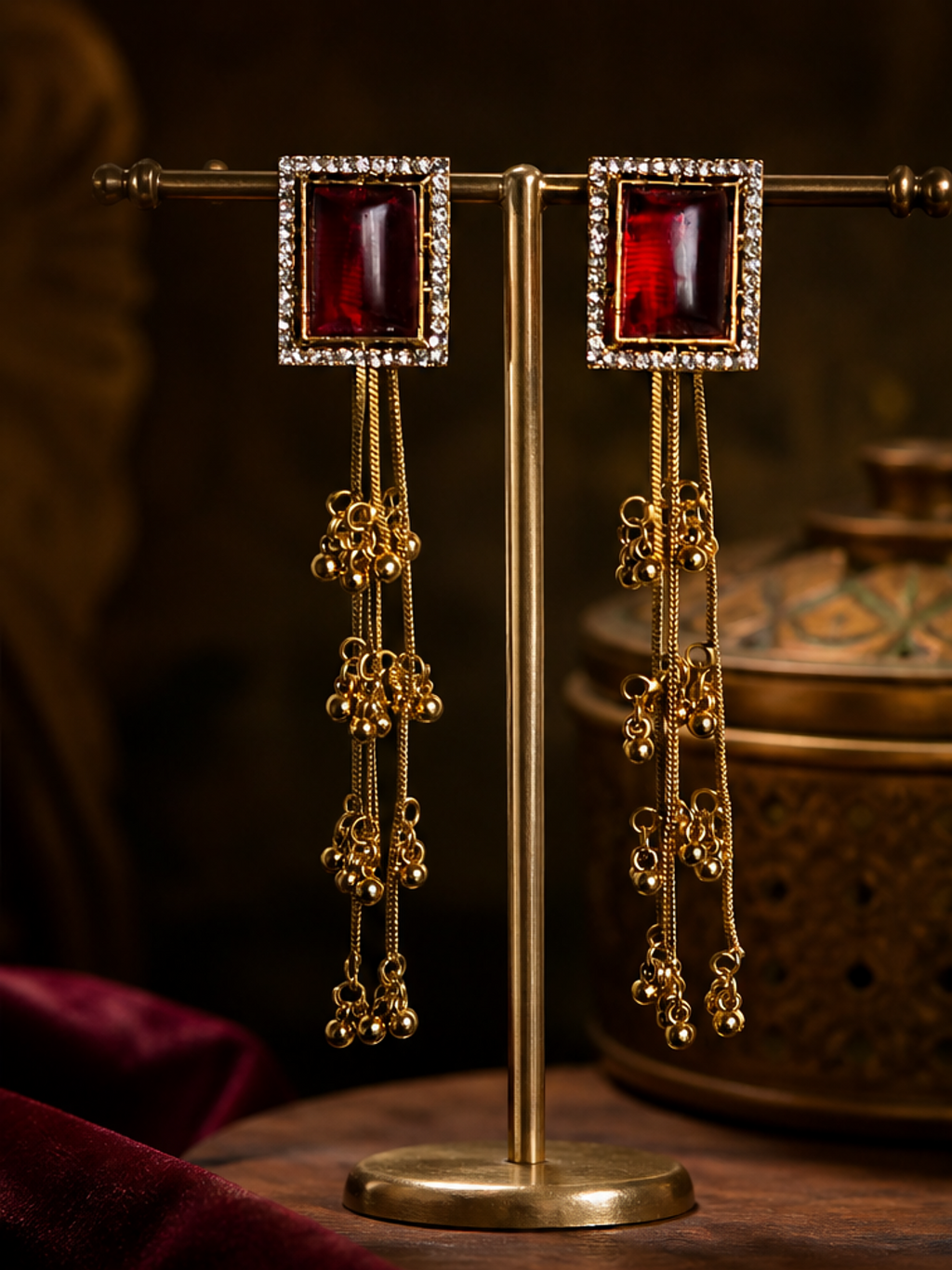 Maharani Tassel Earrings